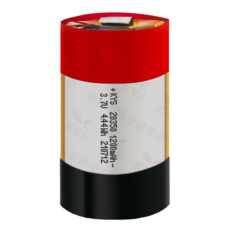 凱業盛メーカー20350 3.7v 1200mah 21350 8a放電ポリマーソフトパック円筒リチウム電池|undefined