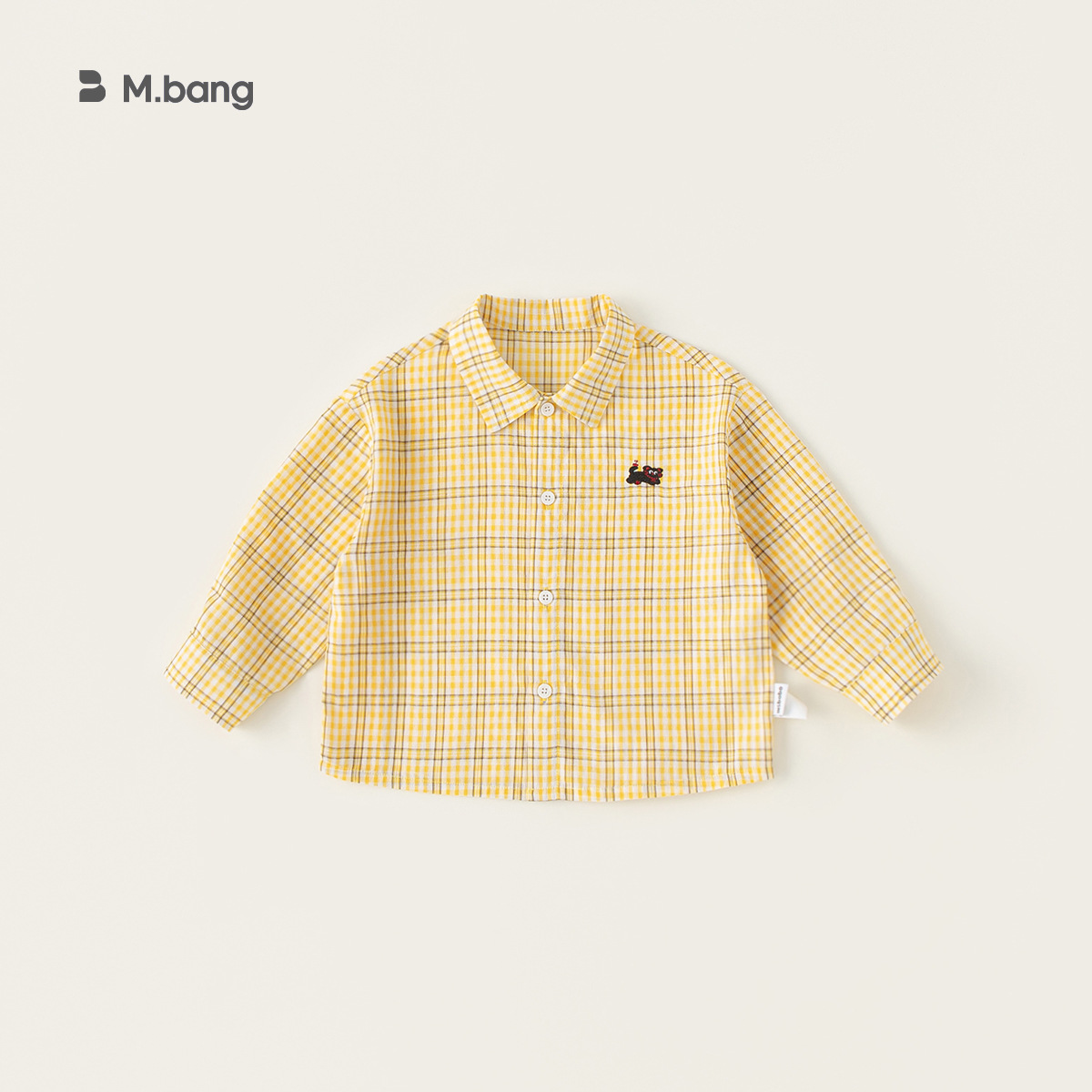 Yoobao ropa infantil para niñas camisa a cuadros coreana 2025 primavera nueva camisa casual para niños suelta camisa de mujer