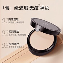 ZFC爱丝光润无痕粉底膏湿粉饼遮盖斑点痘印黑眼圈影楼化妆师专用