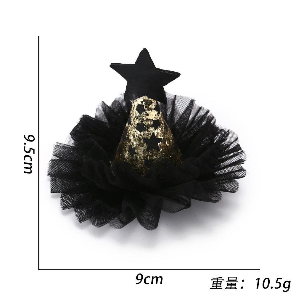 Estrella falda de gasa horquilla