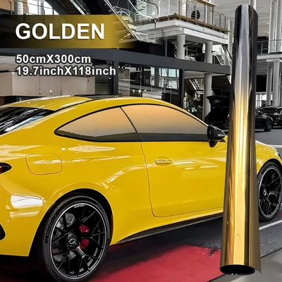 Gradient Dual-Color Film, Automotive Film - 50300cm-gradient-black-gold