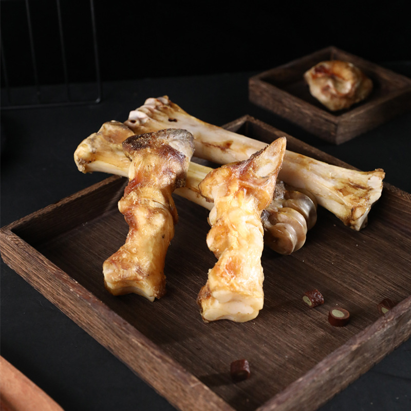 Palo molar para perros, perro grande, hueso de perro resistente a morder, palo molar, rey demonio mixto, hueso de pezuña de ternera asada, solapa de pezuña de ternera