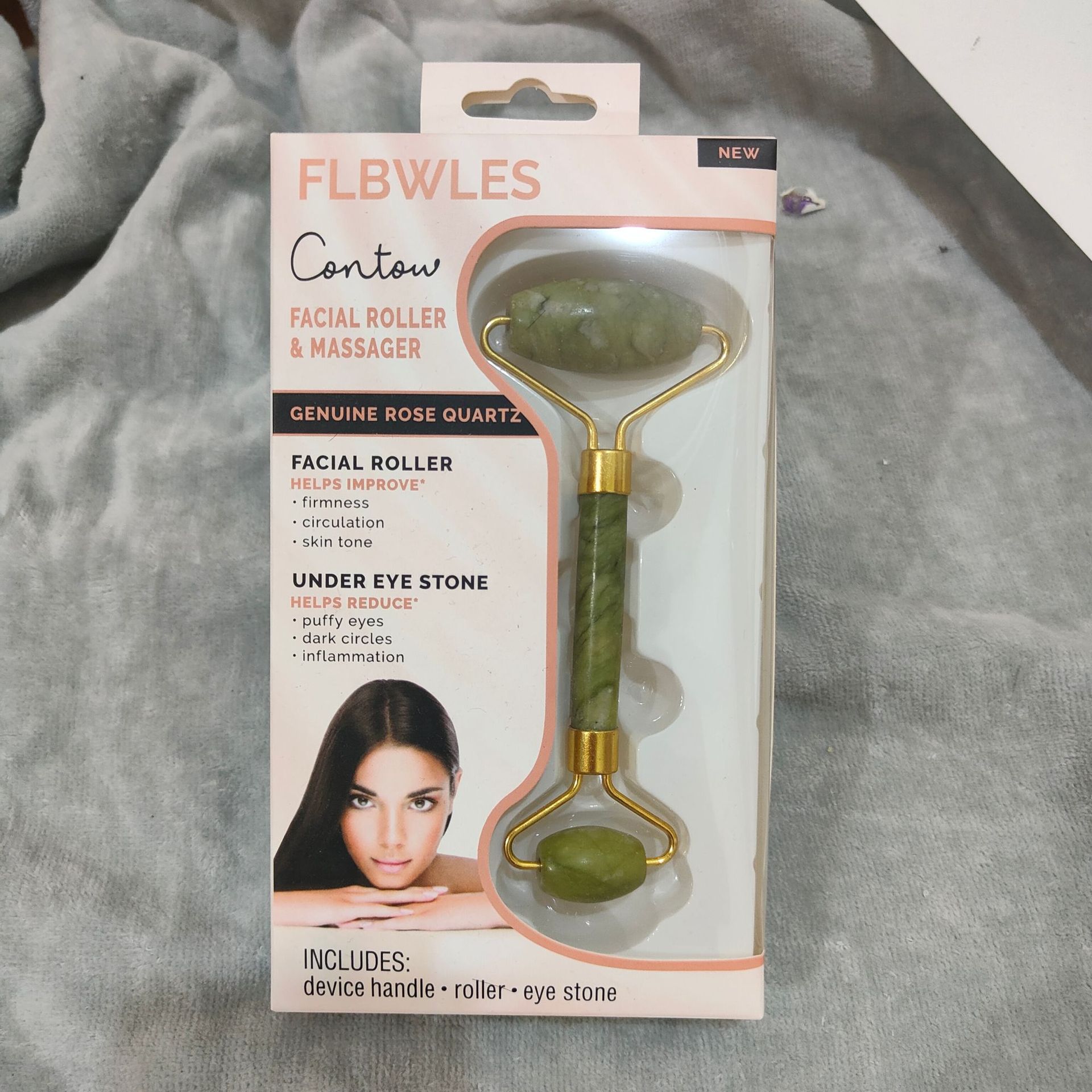 Jade roller massager color box packaging