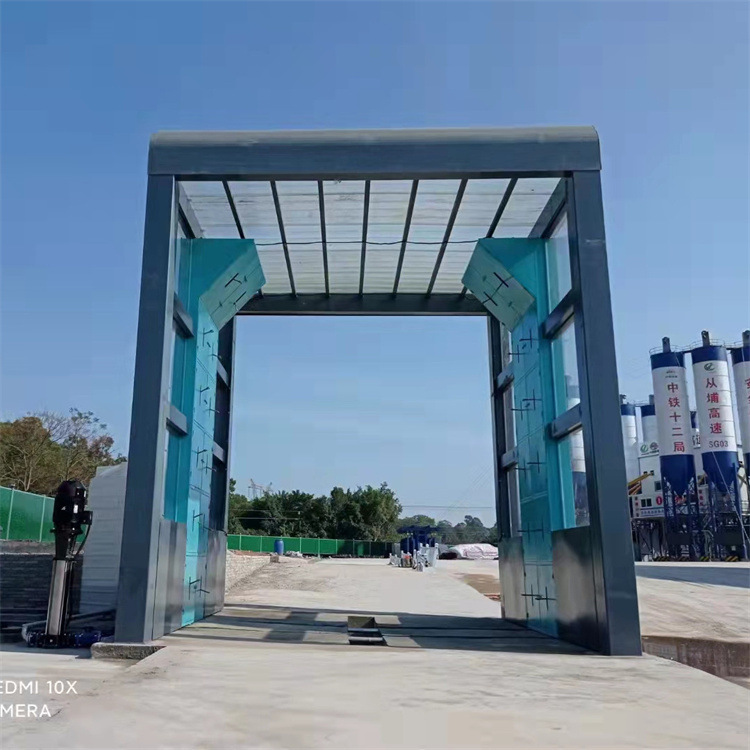 封闭自动洗车台 感应洗车设备 摇摆式龙门洗车机洗车棚