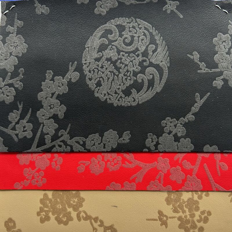 in stock Antique National Fashion PU Clothing Leather Hanfu Horse-faced Skirt Cheongsam New Chinese Leather Clothing Leather Pants Vest Leather Material