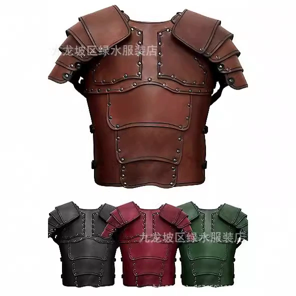 Трансграничная новая темная Мужская и женская кожаная Броня в стиле ретро, шапка без Warcoat, застежка с заклепками, пожелание Ebay, поставка AliExpress