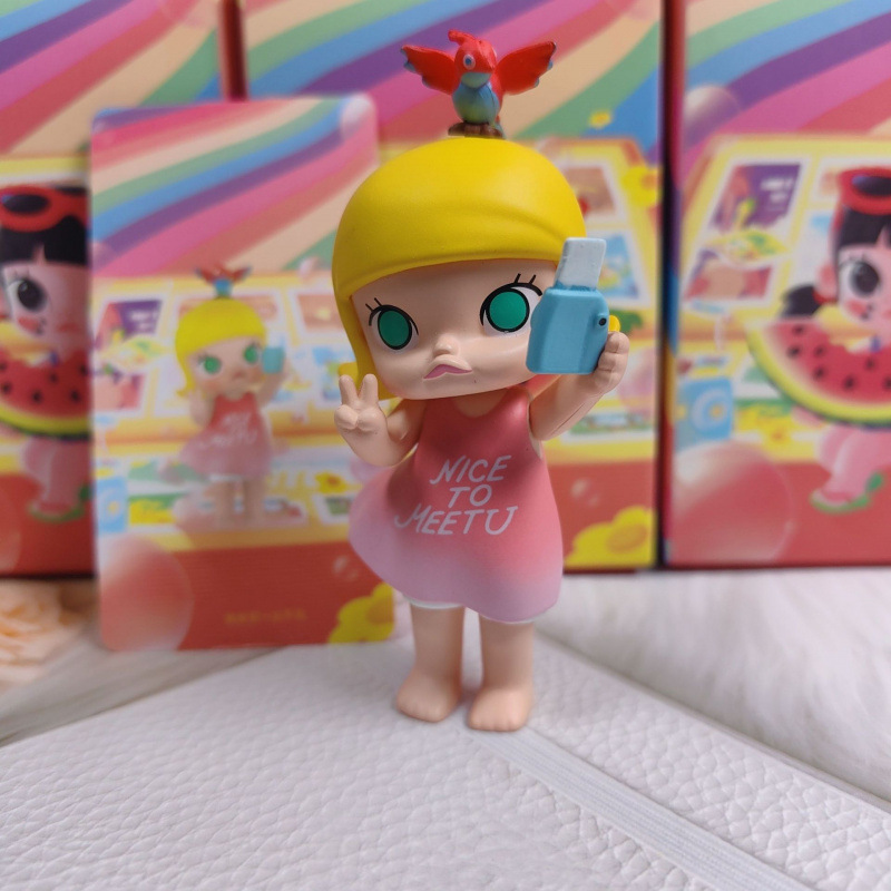 POPMART泡泡玛特茉莉我的小时候系列盲盒手办潮玩具摆件女生礼物|undefined
