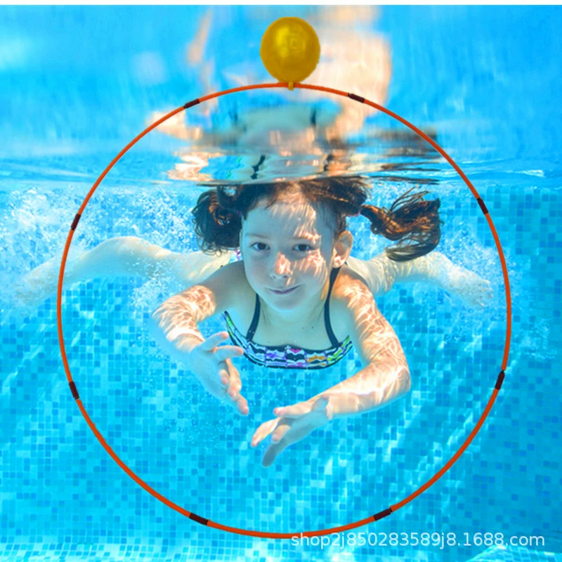 Gao Cong Дайвинг Рыбное кольцо плавательный бассейн практика подводный закрытый газовый захват учебные пособия Дайвинг Кольцо Рыбное кольцо интерактивные игрушки для родителей и детей
