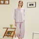 Half-Yan Brand Women's Fashionable Outer Wear Casual Loose Mid-Sleeve Quarter Pants Leg Pants Lanjing Modal Cotton Home Wear