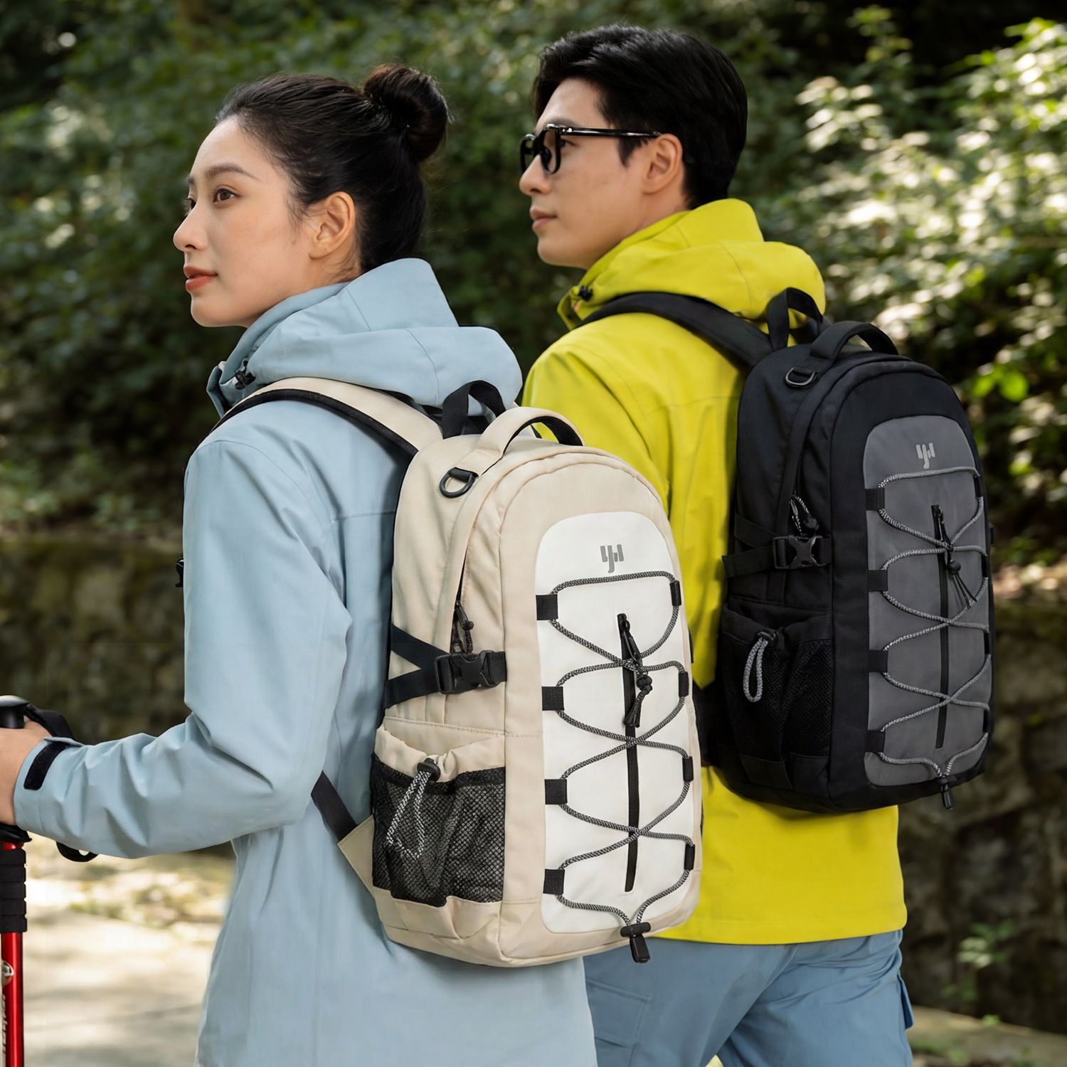 Sports bag outside climbing for hiking