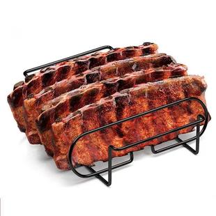 Barbecue rack DIY non-stick roast ribs rack electroplated steak rack ribs rack BBQ outdoor lamb chops baking utensils