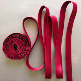 白色婚纱礼服配件缎面黑色系后背带子绳加长酒红色礼服用绑带绳子