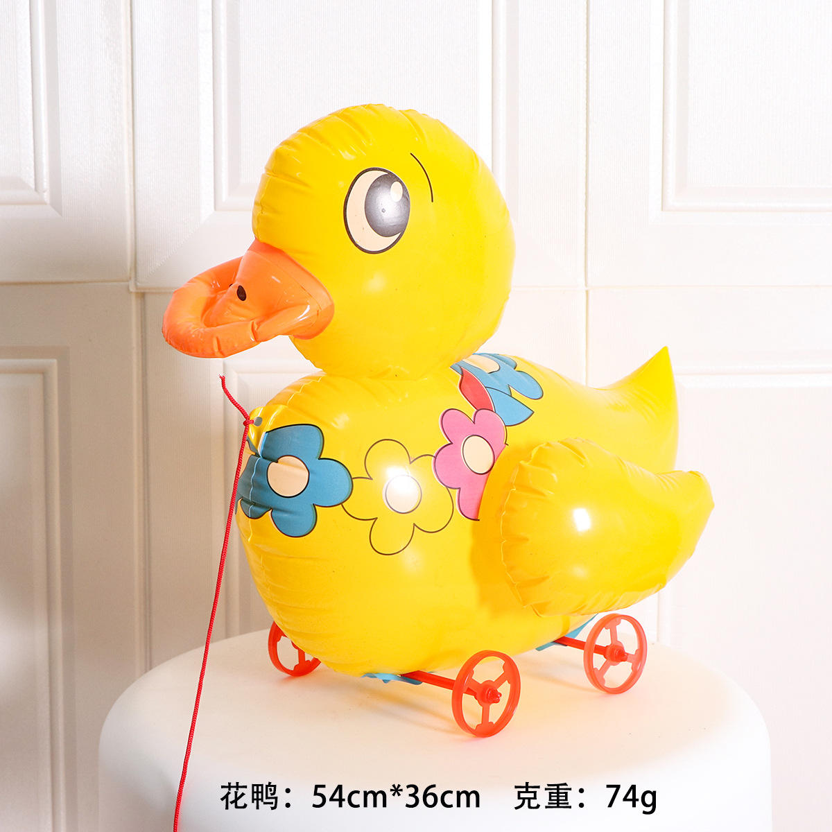 Caminar globos de animales ruedas 3D globos de dibujos animados al por mayor mercado nocturno para empujar puestos que pueden llevar bolas de juguete para niños