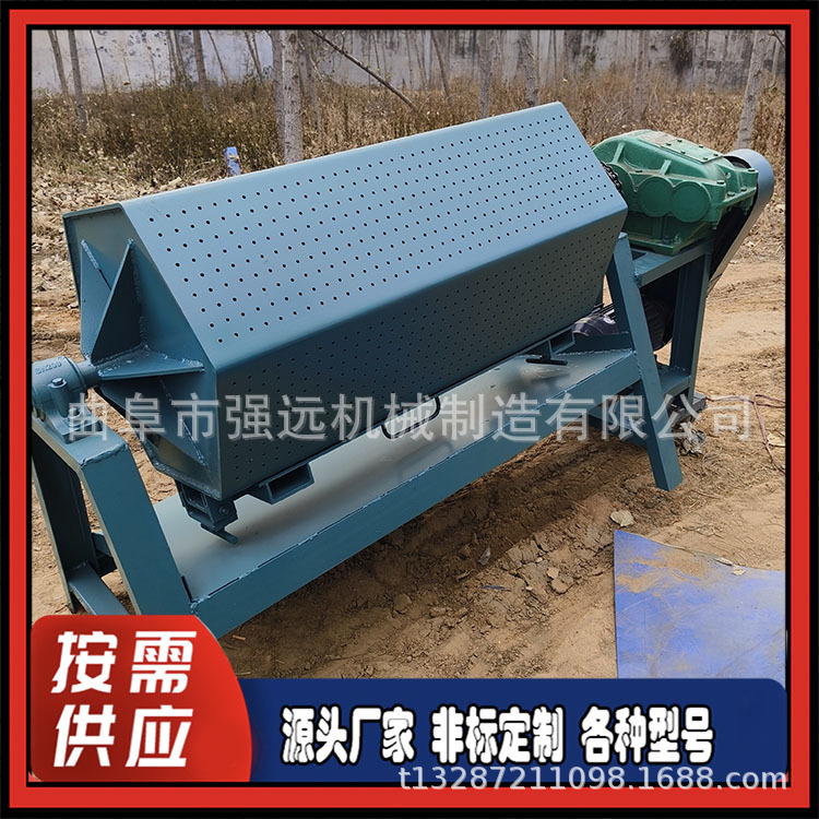 滚桶研磨机 六角滚筒抛光机 内衬密封金属去毛刺打磨机