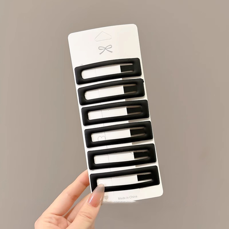 Simple abrazadera de cabello esmerilado BB clip lateral roto clip de cabello de frisa clip de cabello de cabeza de mujer clip de cabello de tocado clip de cabello