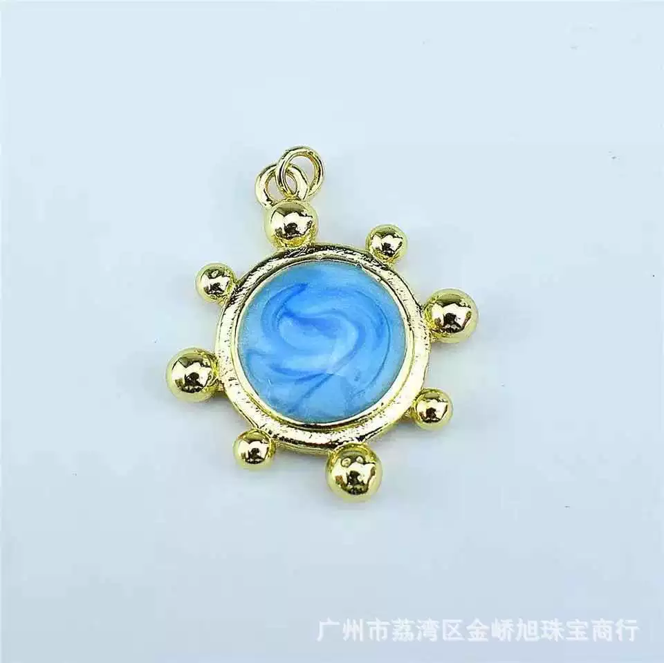 (Cross-border trading), necklace solar-powered, pendant, jewelry handmade, DIY