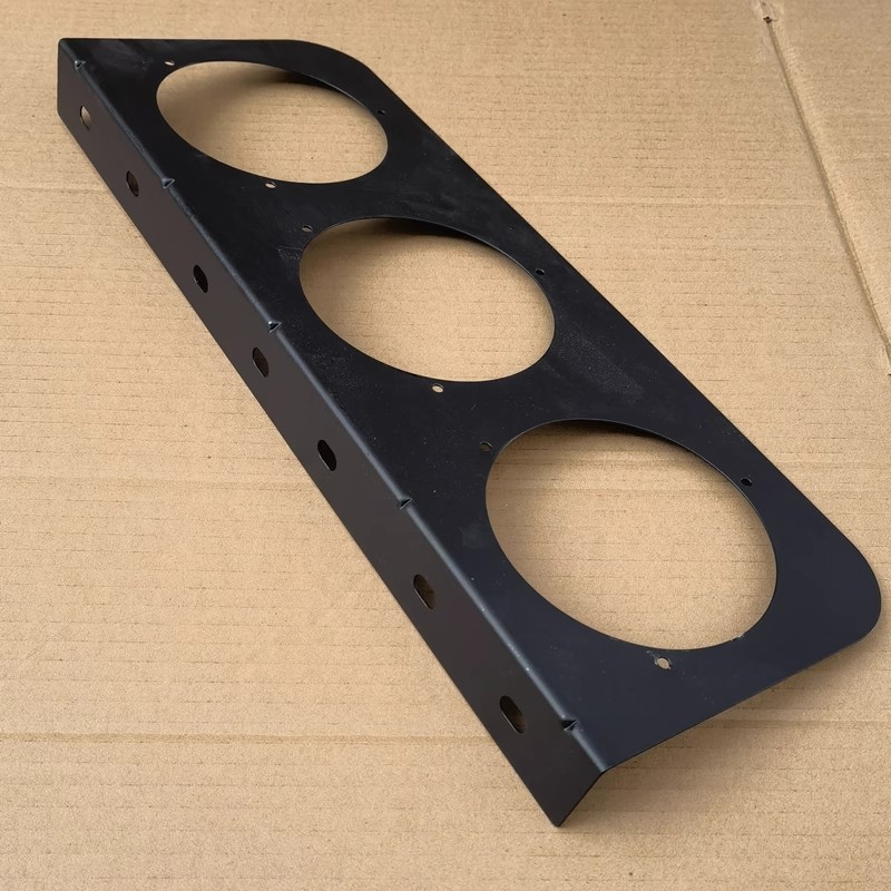 Trailer Rear Tail Light Round Lamp Bracket Iron Frame Support Single-Link Truck Rear Tail Light Lamp Holder Base