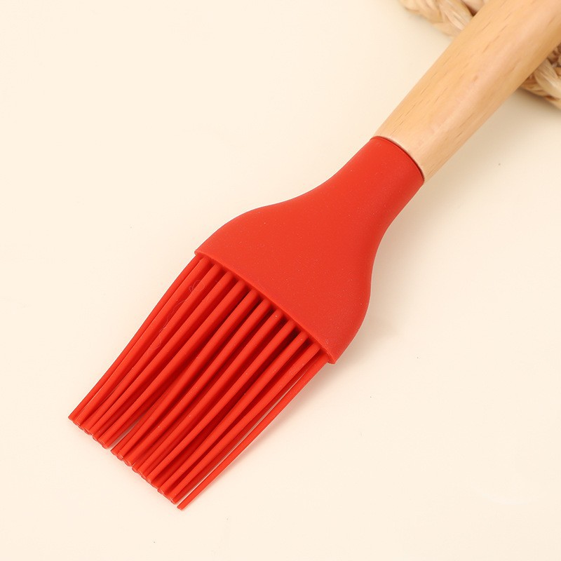 FDA manejo de madera de haya de silicona 12 piezas conjunto de paneles antiadherentes de fugas de paneles