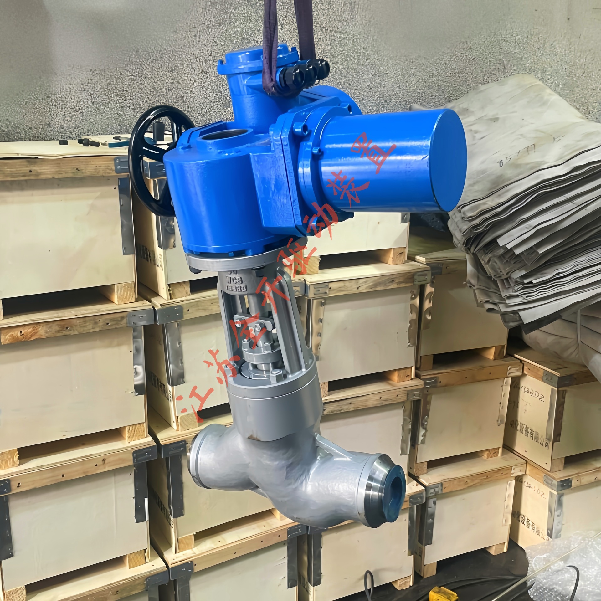 J961Y-320V DN150电动焊接截止阀12Cr1MoV铬钼钢电动截止阀