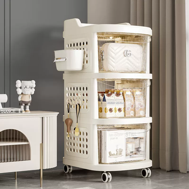 Children's storage system for new born, multilayer cart for boxes