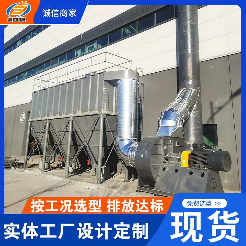 定制离线脉冲布袋除尘器 工业粉尘集尘器中央除尘设备 锅炉除尘器