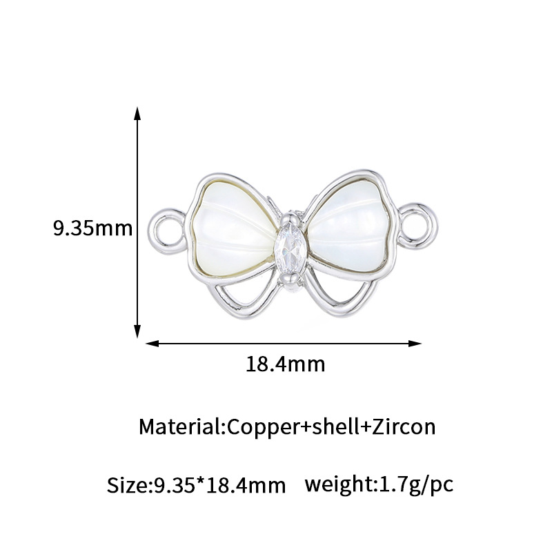 5g Weight Pendant Jewelry Making Type 14K Gold Plated Plating Material DIY Ornament Accessories Classification 1 Piece Quantity Copper Material Heart Shape, Bow Knot, Fish Tail Pattern All Seasons Season Plating Design Elegant, Marine Style, Beach Style 1 Piece Copper 14K Gold Plated Heart Shape Bow Knot Fish Tail Pendant DIY Ornament Accessories 13