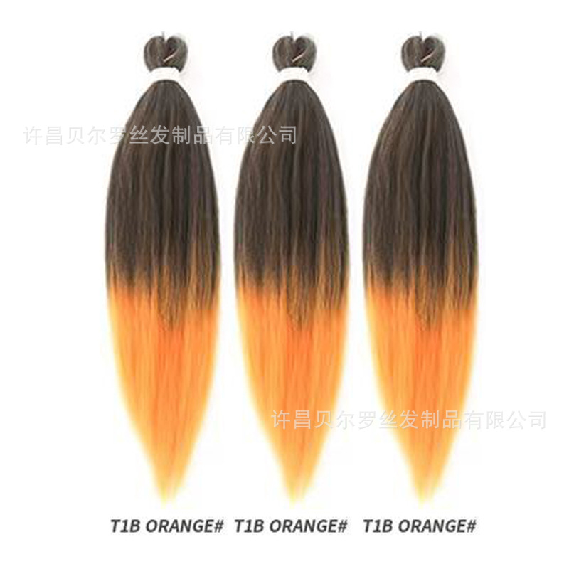 Kit de 3 pelucas EZ Braid – cabello synthetic, colores sólidos/degradé