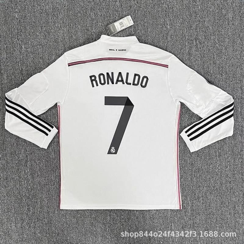 レアル・マドリード レトロジャージコレクション 半袖ファンバージョン 長袖 ロナウド・ロモス・クロス サッカーユニフォーム 工場直販|undefined