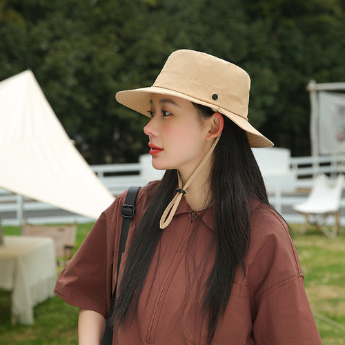 Unisex Outdoor Climbing Cap Portable Foldable Sun Hat Fashion Simple Fisherman Hat