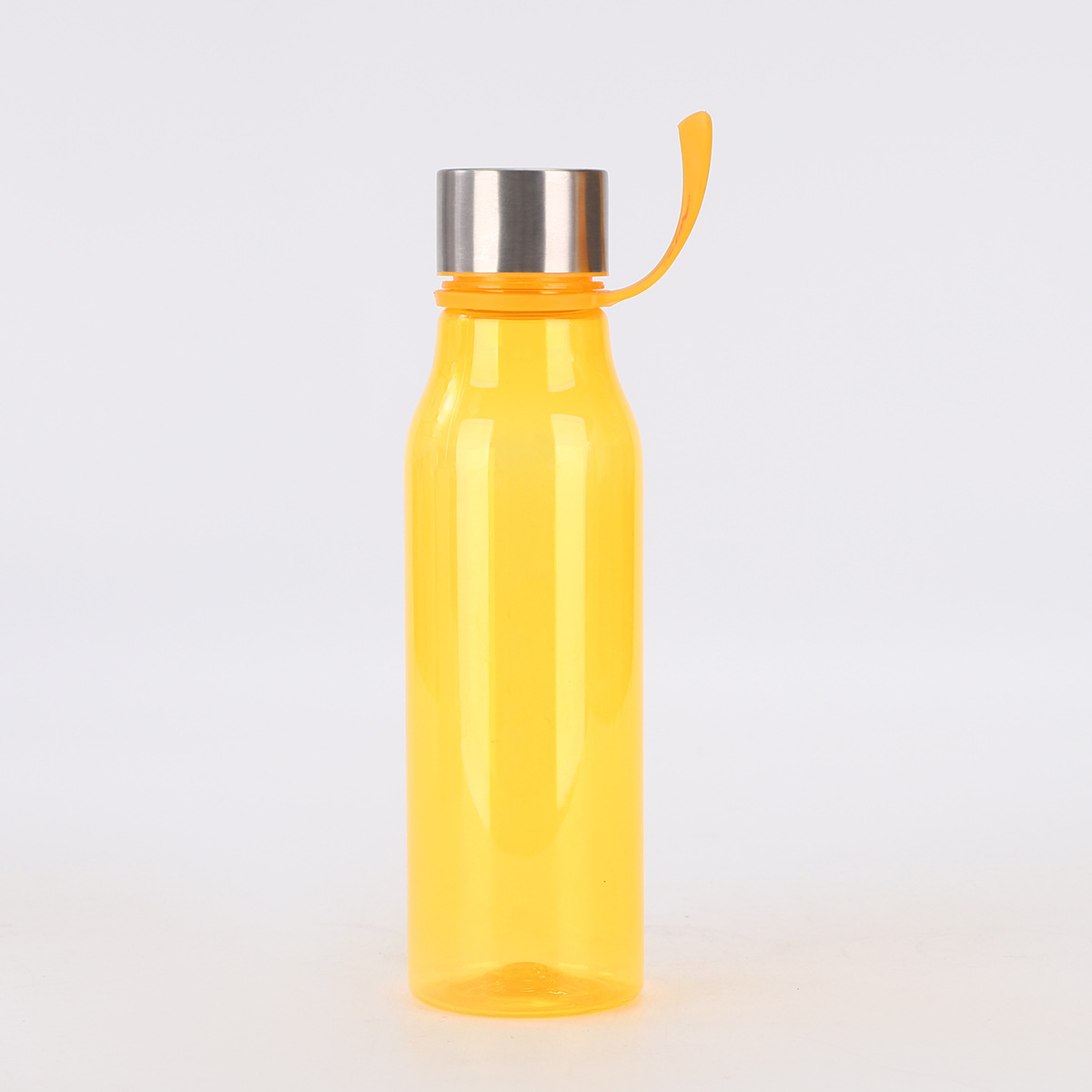 Explosión de nuevos productos de acero inoxidable taza de plástico transparente botella de agua deportiva de moda creativa con cuerda taza de agua portátil al por mayor