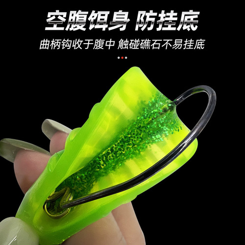 Leadhead fish boxed Luya soft bait colorful bionic fish bait sea fishing bait fake bait boxed wholesale