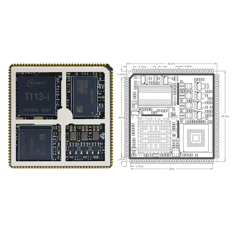 Плата разработки Allwinner T113-i, T113-i, двухъядерный linux Rongpin RP-T113-i,Development board