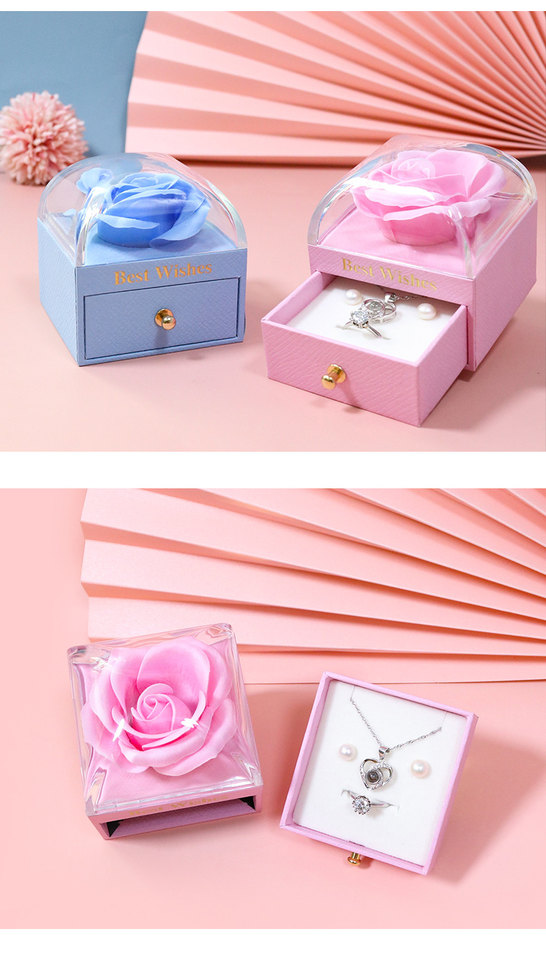 Fashion Letter Plastic Valentine'S Day Mother'S Day Jewelry Boxes display picture 2
