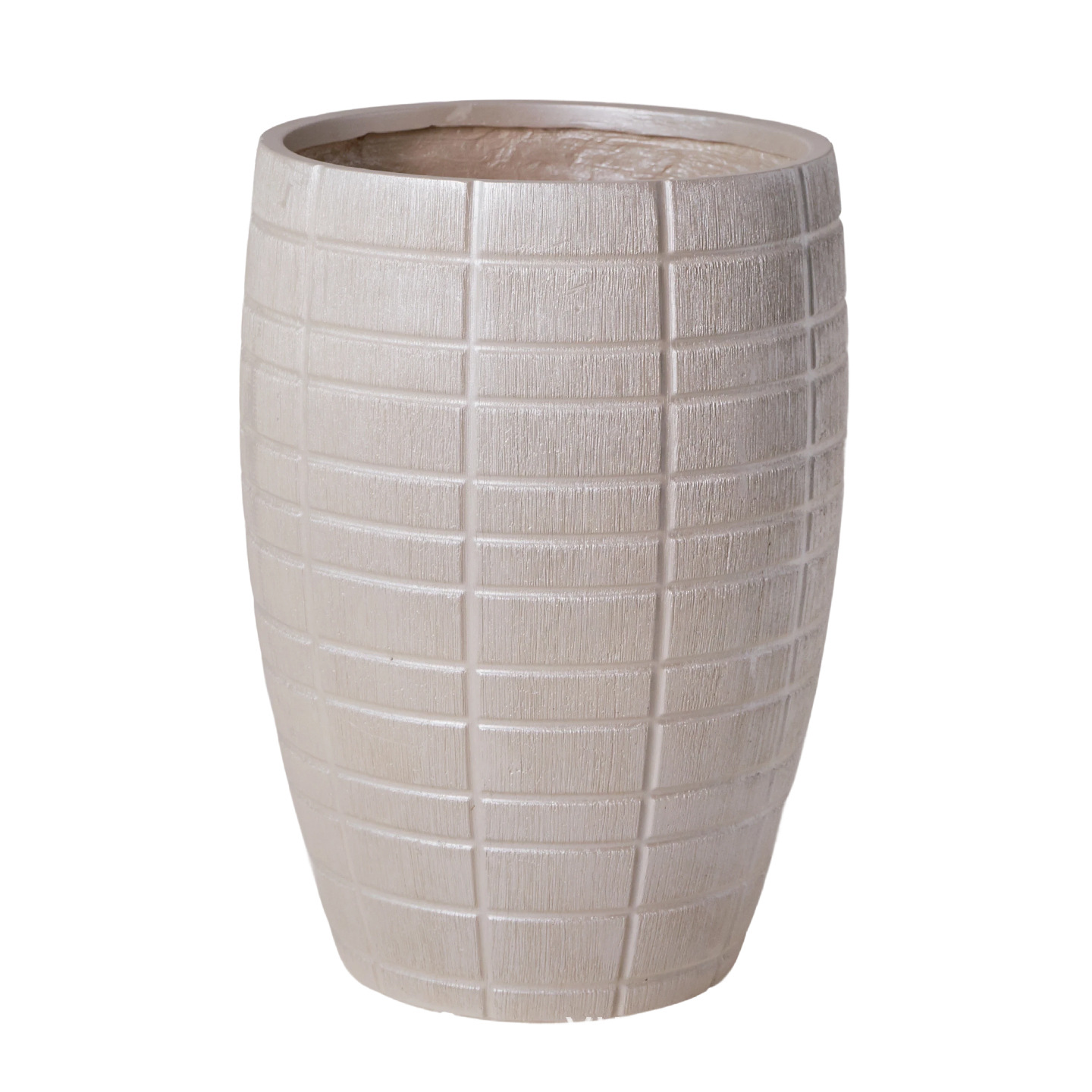 Nuevo estilo nórdico de alta sensación de magnesio de barro creativo en relieve de alta profundidad maceta interior centro comercial helechos verdes maceta especial