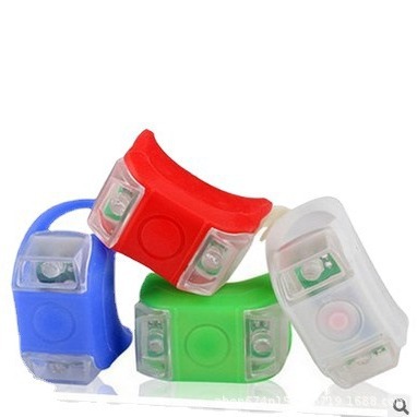 Bicicleta de montaña Rana luz trasera faro advertencia decoración (seis generaciones Rana luz) Bicicleta equipo de equitación