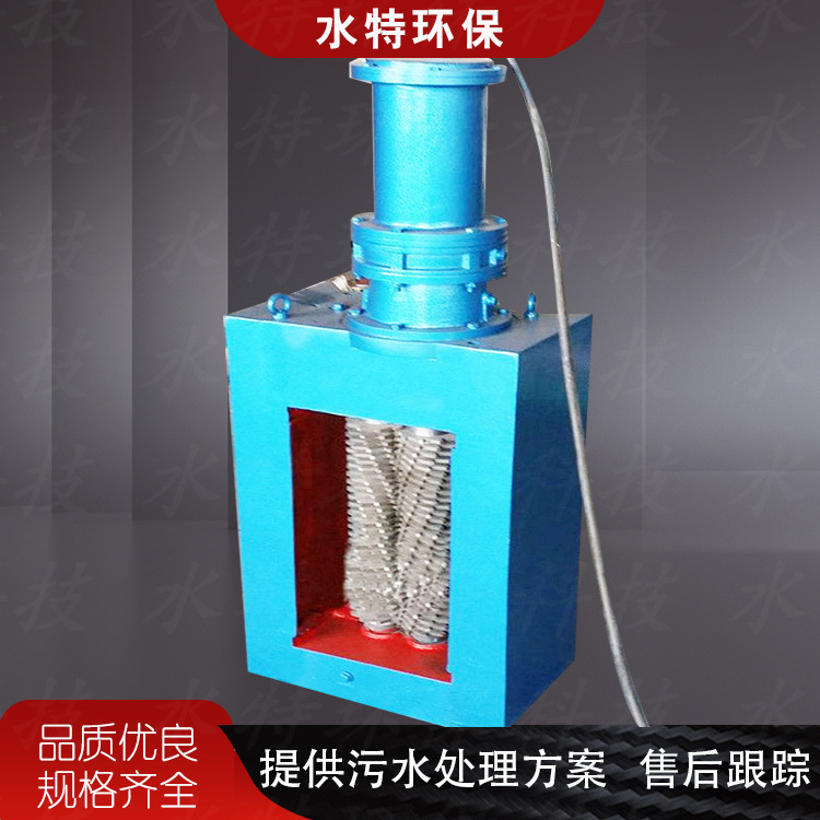 泵站粉碎格栅机 污水处理破碎格栅机除污机 单股双股粉碎型格栅机