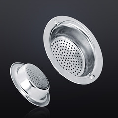 HaoDe Stainless Steel Kitchen Sink Strainer Dishwasher Basket Drain Filter Mesh Anti-Clog Special for Cross-Border Supply