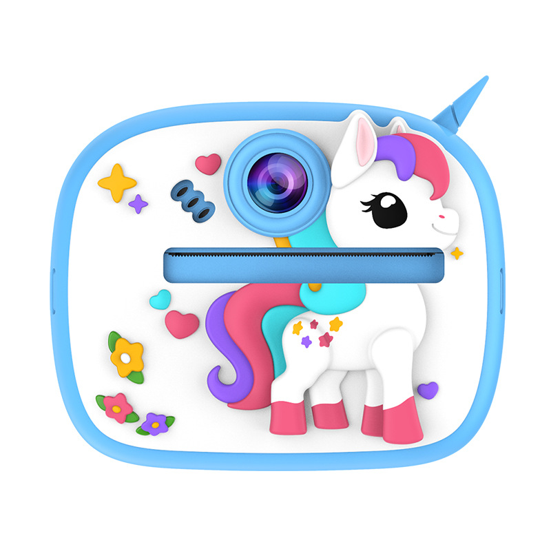 Comercio exterior cámara infantil fotocamera de impresión de dibujos animados lindos HD fotocamera antes y después de la foto personalizada