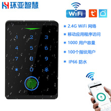 室外防水密码指纹涂鸦WIFI门禁一体机磁力锁电插锁刷卡ID门禁套餐