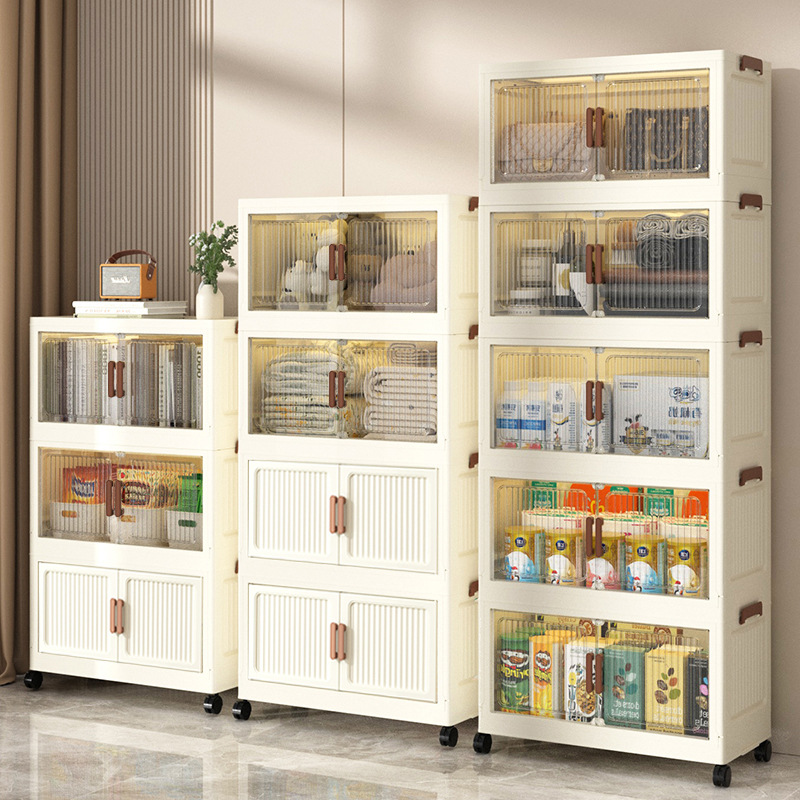 50-60cm folding cabinet plus-sized thickened installation-free storage cabinet children toy storage household storage box wholesale