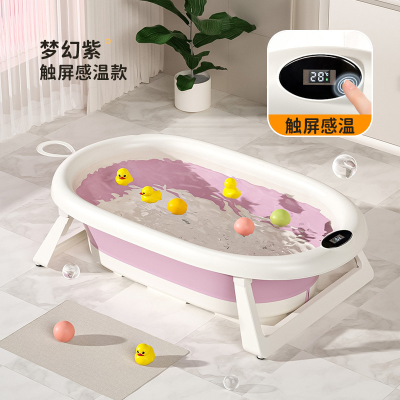 bañera de bebés sensible a la temperatura bañera plegable bañera de bebés bañera de bebés bañera de bebés bañera de bebés conveniente para el hogar bañera de bebés recién nacidos bañera de bebés
