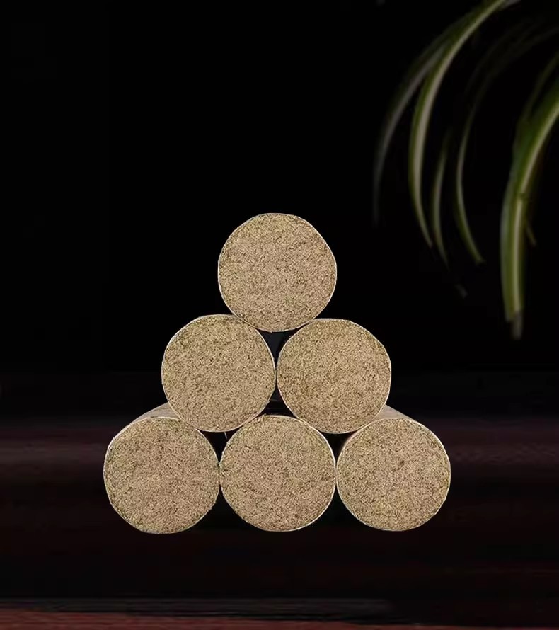 Five-Year Aged Moxa Stick 8cm Large Pure Mugwort Ai Ye Moxibustion Roll for Home Use preparation