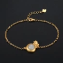 卡芭司 S925银镶和田玉福袋<font red=H>手链</font>时尚手环国潮饰品直播厂家批发