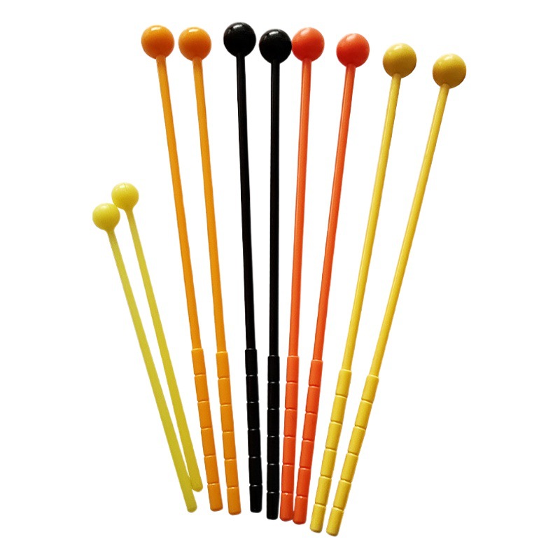 Large Small Drumstick 19/27/31cm Orff Musical Instrument Accessories Small Head Drum Hammer Drumstick Plastic Drumstick
