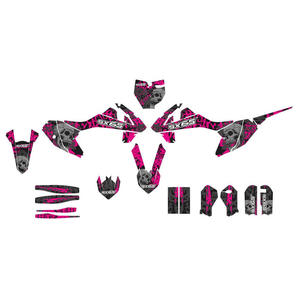 Aplicable a KTM SX65 2016 - 2022 SUV conjunto completo de pegatinas de cuerpo, carcasa, pegatinas impermeables