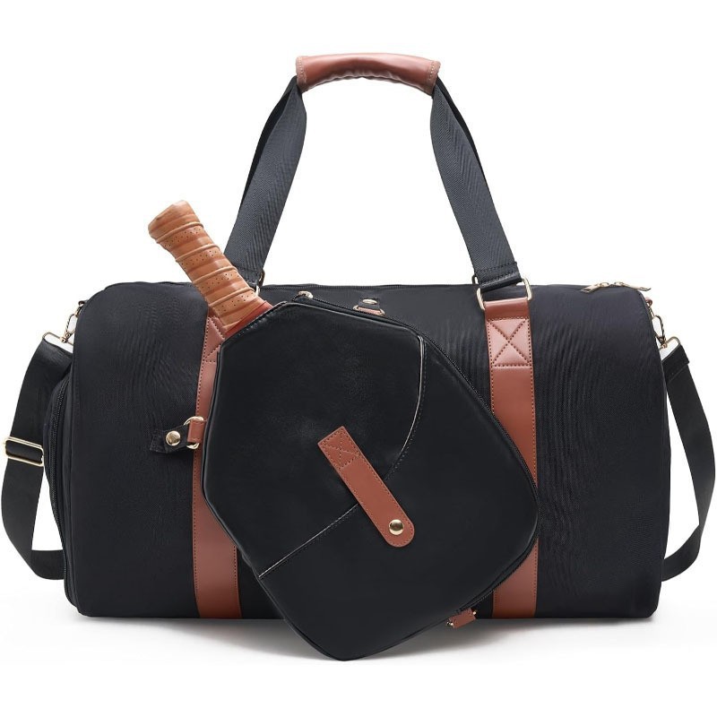 In-stock Amazon pickleball bag with paddle, large-capacity outdoor sports luggage bag with shoe compartment, gym tote bag