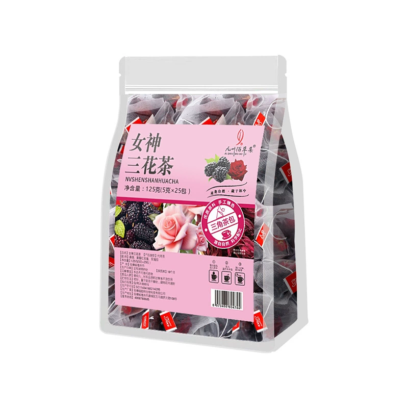 Mountain oolong tea, green tea with chrysanthemum flowers