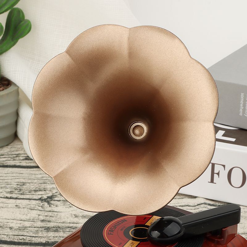レトロ蓄音機オルゴールリビング玄関オフィス装飾品置物クリエイティブバレンタイン誕生日プレゼント|undefined