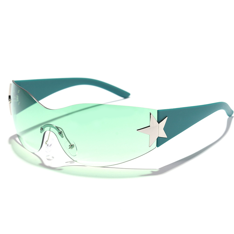2023 nuevas gafas de sol de metal cuadradas de las mujeres de moda ins estilo personalizado de moda UV400 UV a prueba de gafas de sol de metal