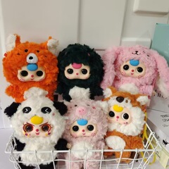 娃三歳三代十二生肖リリー小鎮ウサギ海洋魔鏡ぬいぐるみ